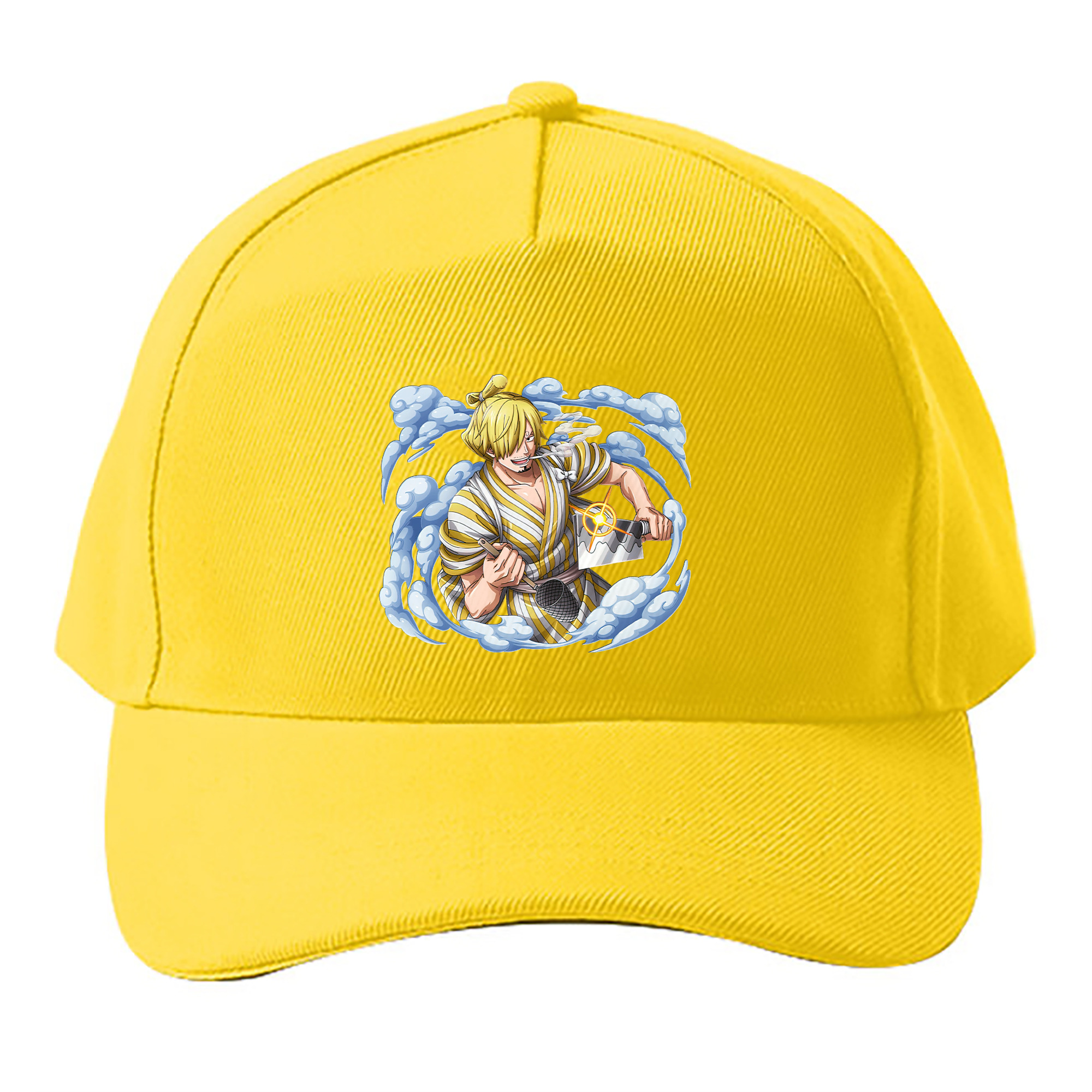 （画像用） ワンピース サンジ ONE PIECE Sanji ベースボールキャップ 綿100％ 男女兼用 帽子 スポーツ